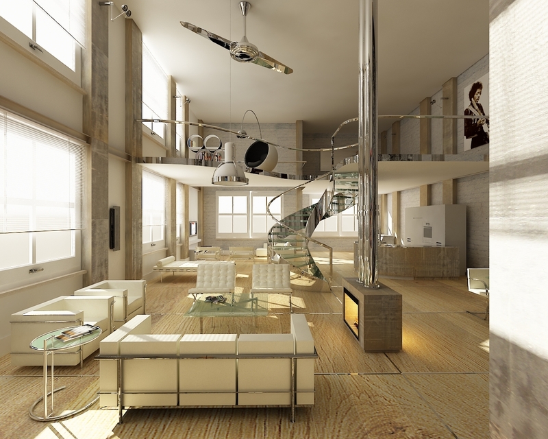 retro living room, living room
